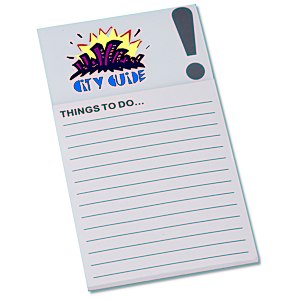Bic Business Card Magnet with Notepad - Exclamation Main Image