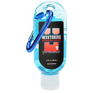 Hand Sanitizer with Carabiner - Tinted Main Image