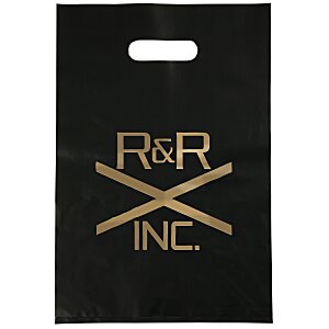 Colored Frosted Die-Cut Convention Bag - 14" x 9-1/2" - Foil Main Image