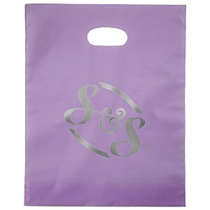 Colored Frosted Die-Cut Convention Bag - 15" x 12" - Foil Main Image
