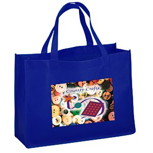 Celebration Shopping Tote - 12" x 16" - 18" Handles - Full Color Main Image