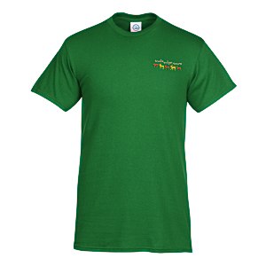 Adult 5.2 oz. Cotton T-Shirt - Embroidered Main Image