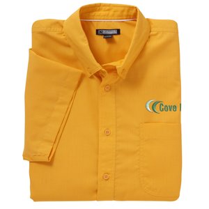 Easy Care Short Sleeve Poplin Shirt - Men's - Closeout Main Image