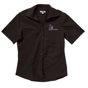 Easy Care Short Sleeve Poplin Shirt - Ladies' - Closeout Main Image
