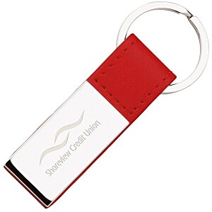 Colorplay Leatherette Key Ring Main Image