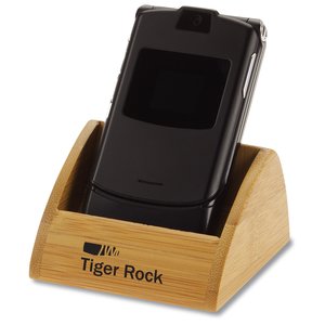Bamboo Cell Phone Holder - Closeout Main Image