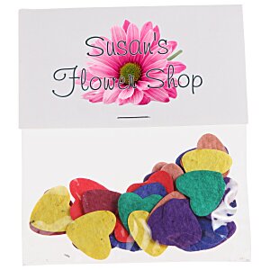 Flower Seed Multicolor Confetti Pack - Heart Main Image
