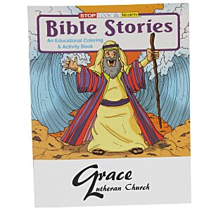 Bible Stories Coloring Book Main Image