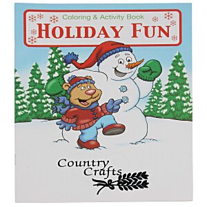 Holiday Fun Coloring Book Main Image