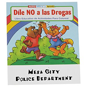 Stay Drug Free Coloring Book - Spanish Main Image