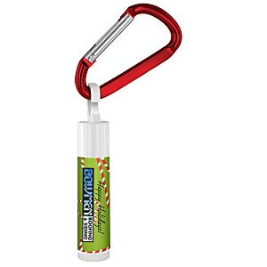 Holiday Lip Balm with Carabiner - Candy Canes Main Image