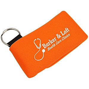 USB Pouch - Single with Key Ring Main Image