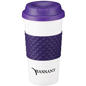 Color Banded Classic Coffee Cup - 16 oz. Main Image