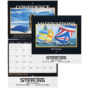 Motivations 2016 Calendar - Stapled - Closeout Main Image