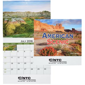 American Scenic 2016 Calendar - Stapled - Closeout Main Image