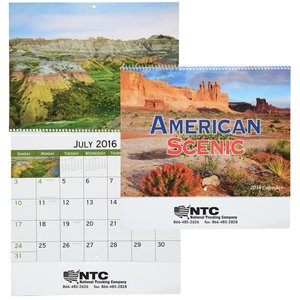 American Scenic 2016 Calendar - Spiral - Closeout Main Image
