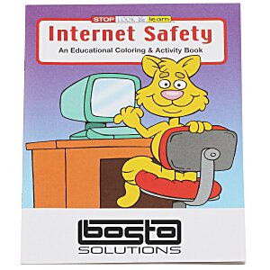 Internet Safety Coloring Book Main Image