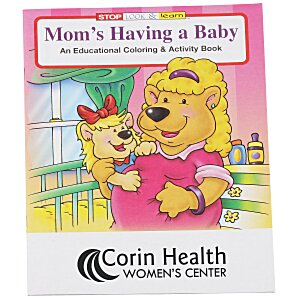 Mom's Having a Baby Coloring Book Main Image