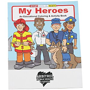 My Heroes Coloring Book Main Image