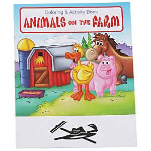 Animals On The Farm Coloring Book Main Image