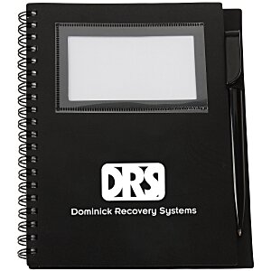 Business Card Notebook with Pen - Opaque Main Image