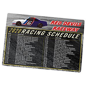 NASCAR Racing Schedule Magnet - 30 mil Main Image