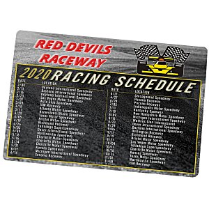 NASCAR Racing Schedule Magnet - 20 mil Main Image