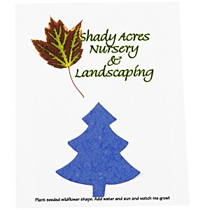 Seeded Paper Shapes Mailer/Postcard - 4" x 5" Tree Main Image