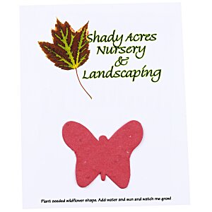 Seeded Paper Shapes Mailer/Postcard - 4" x 5" Butterfly Main Image