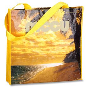 PhotoGraFX Scapes Gusseted Tote - Beach - Closeout Main Image