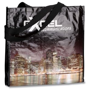 PhotoGraFX Scapes Gusseted Tote - City-Closeout Main Image