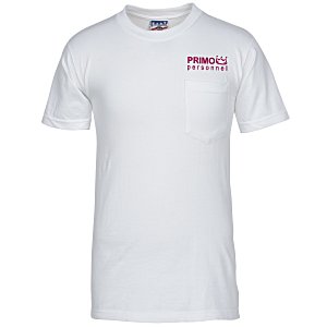 Bayside Union Made Pocket T-Shirt - White Main Image