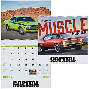 Muscle Thunder Calendar - Spiral Main Image