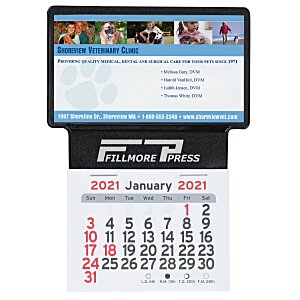 Peel-n-Stick Calendar - Business Card Holder Main Image