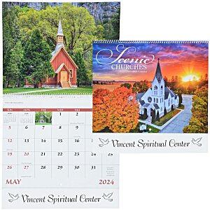 Scenic Churches Calendar - Spiral Main Image