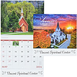 Scenic Churches Calendar - Stapled Main Image