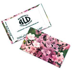Business Card Seed Packet - Pink Forget Me Not Main Image