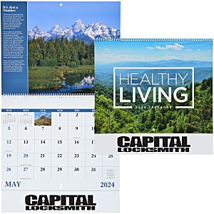 Healthy Living Calendar - Spiral Main Image