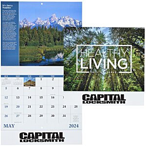 Healthy Living Calendar - Stapled Main Image