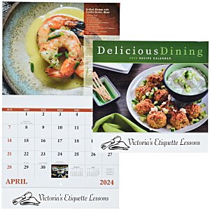 Delicious Dining Calendar - Stapled Main Image