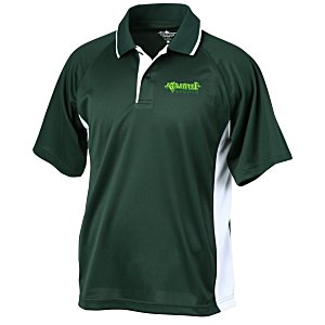 Tipped Colorblock Wicking Polo - Men's - Embroidered Main Image
