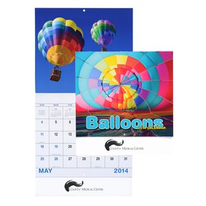 Balloons Calendar - Stapled Main Image