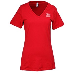 Bella+Canvas Relaxed V-Neck T-Shirt - Ladies’ - Screen Main Image