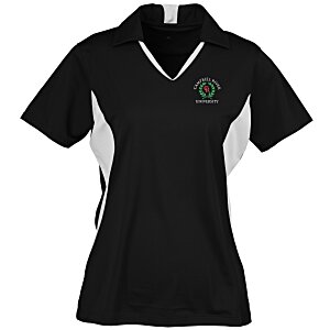 Side Blocked Micropique Sport-Wick Polo - Ladies' - Embroidered Main Image