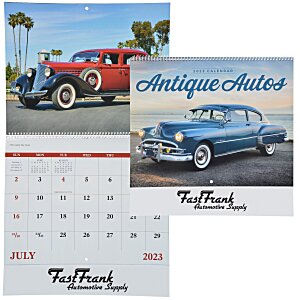 Antique Autos Calendar - Spiral Main Image