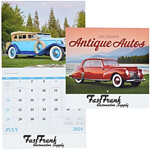 Antique Autos Calendar - Stapled Main Image