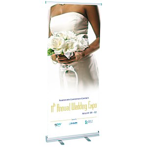 Value Retractable Roll-Up Banner Main Image