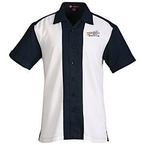 Harriton Two-Tone Bahama Cord Camp Shirt Main Image