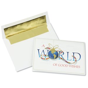 Worldly Good Wishes Greeting Card Main Image