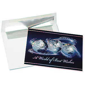 World of Best Wishes Greeting Card Main Image